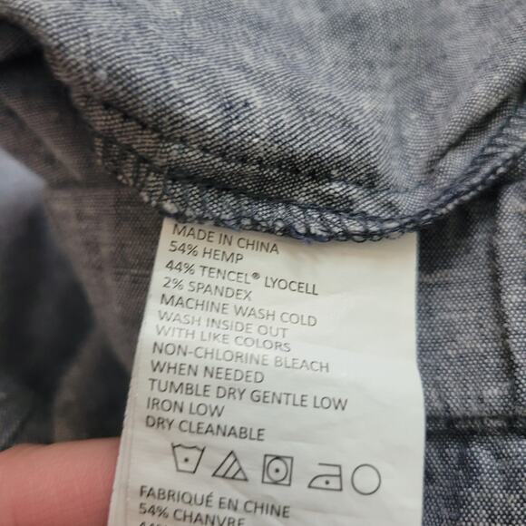 Prana Size L Snider Jacket Gray Lightweight Outdoor Hiking Casual Travel - Picture 8 of 8